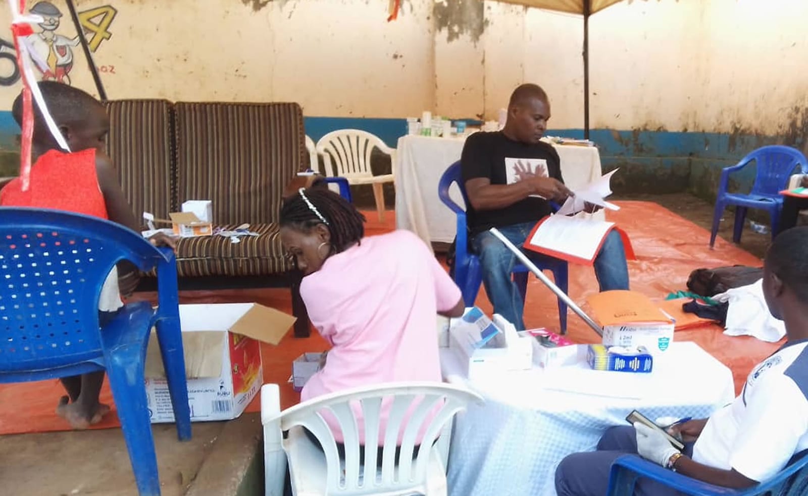 Medical Camp, VB in partnership Padre Pio medical services